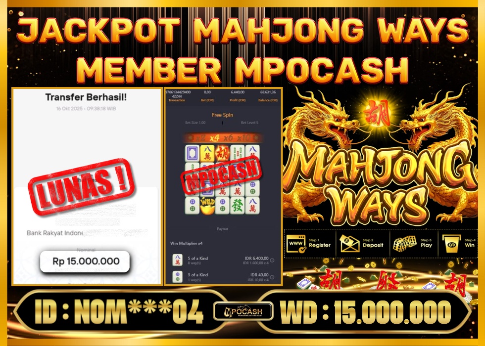 MPOCASH JACKPOT MAHJONG WAYS